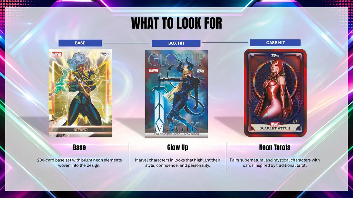 2026 Topps Marvel Neon Mega Box (PRE-ORDER)