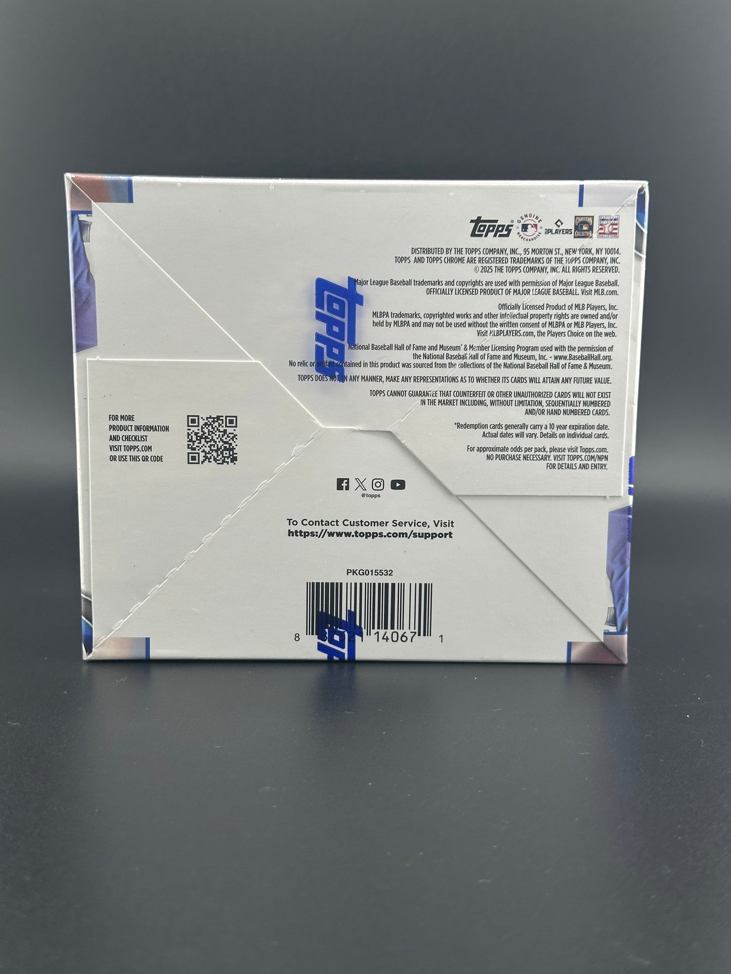 Béisbol Topps Chrome Jumbo Box 2025 (3 autógrafos garantizados)