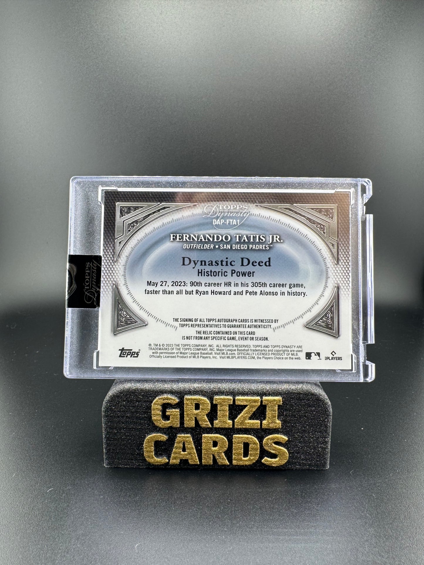 Fernando Tatis Jr. – Topps Dynasty 2024 – Auto Patch – 4/5