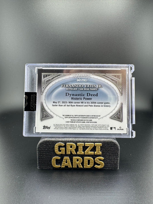 Fernando Tatis Jr. – Topps Dynasty 2024 – Patch Auto – 4/5