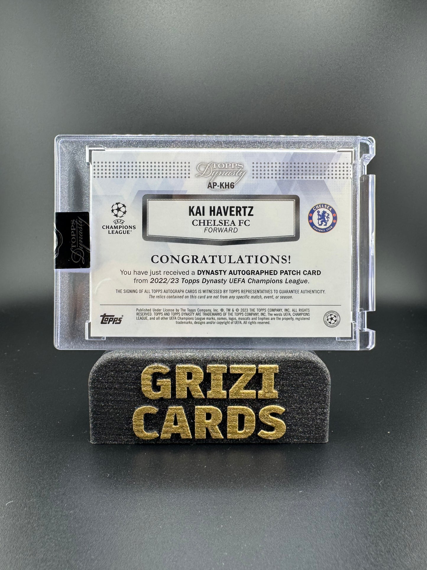 Kai Havertz - Topps Dynasty 2022/23 - Parche de autógrafo - 1/10