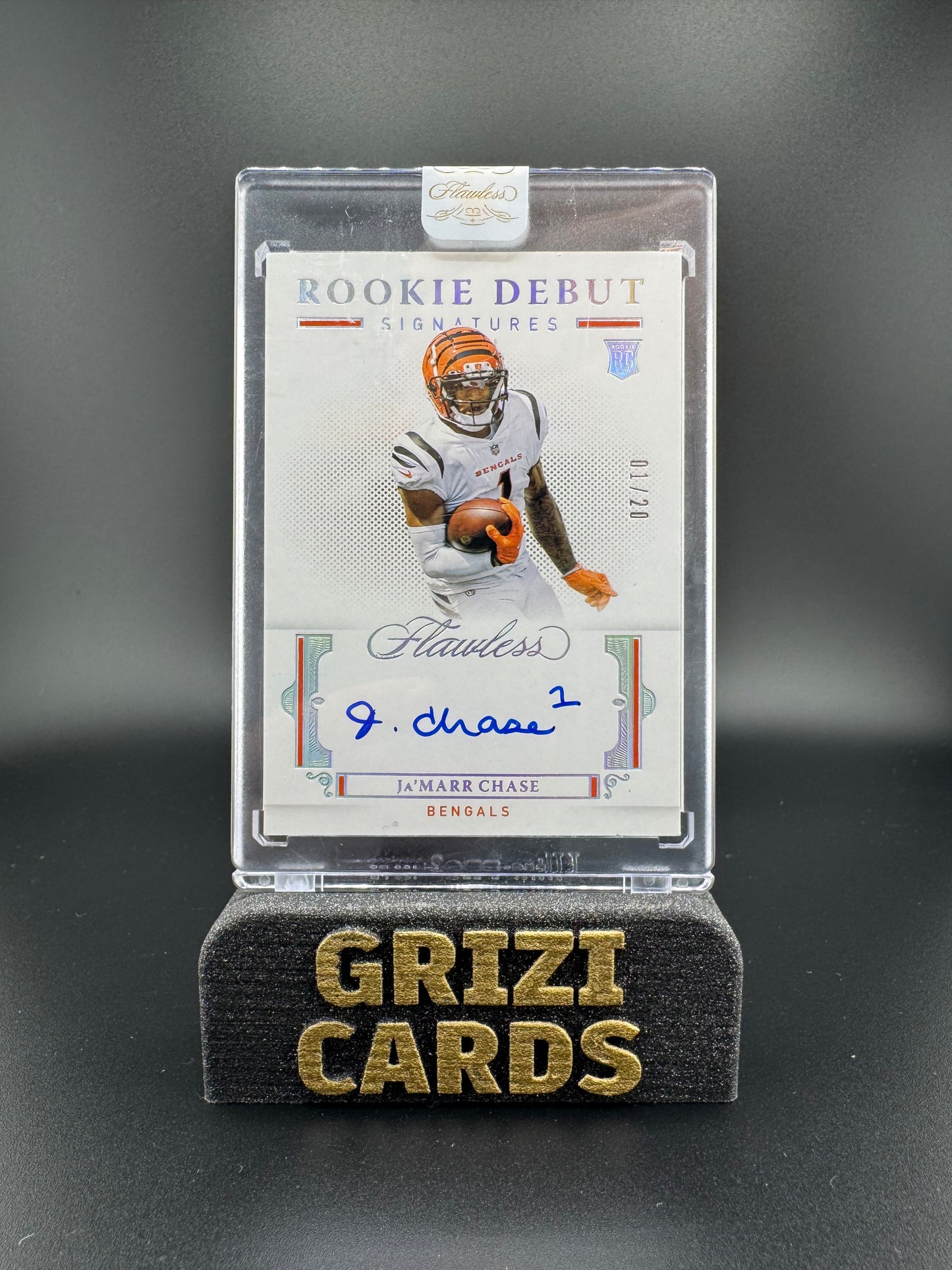 Ja'Marr Chase - Panini Flawless 2021 - Rookie Debut Signatures - /20