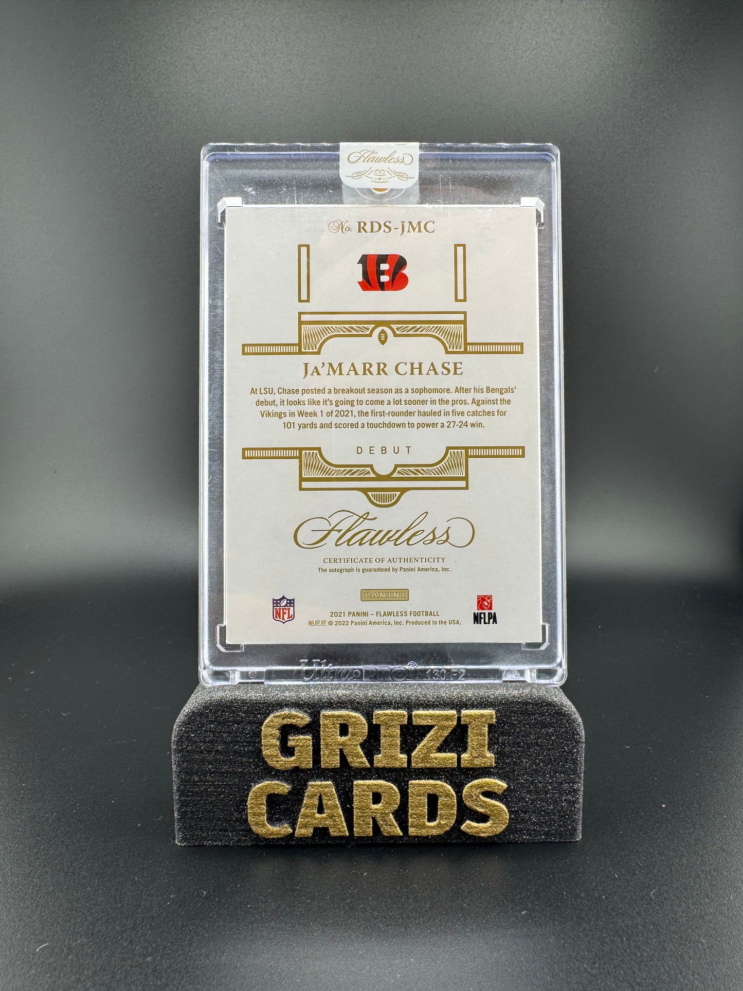 Ja'Marr Chase - Panini Flawless 2021 - Rookie Debut Signatures - /20