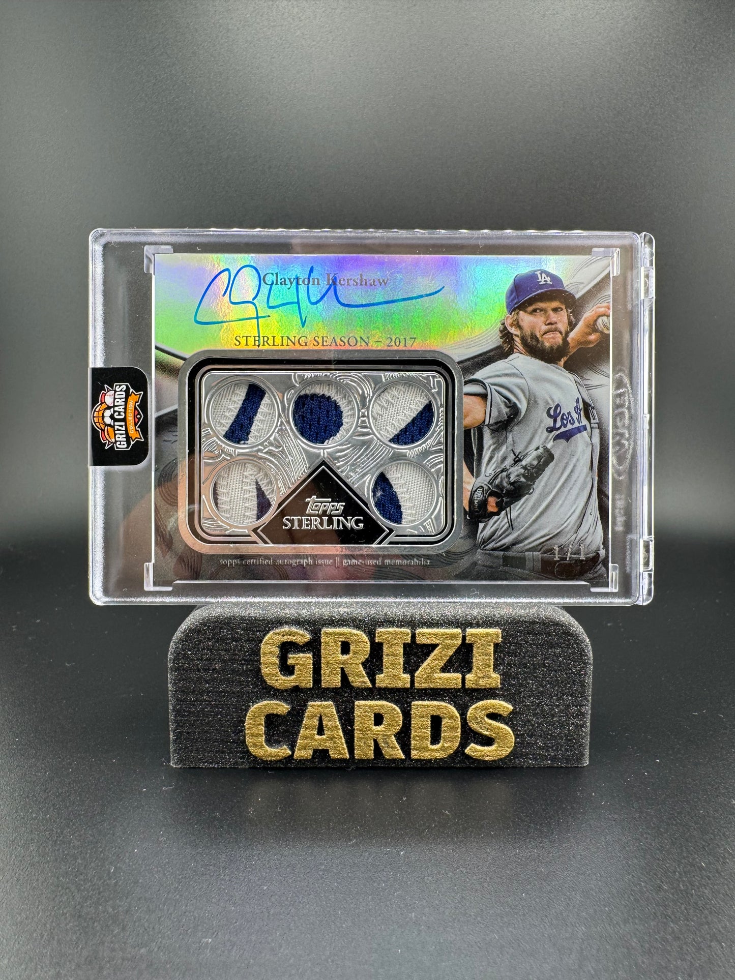 Clayton Kershaw – Topps Sterling 2024 – Sterling Seasons Autograph Patch – 1/1