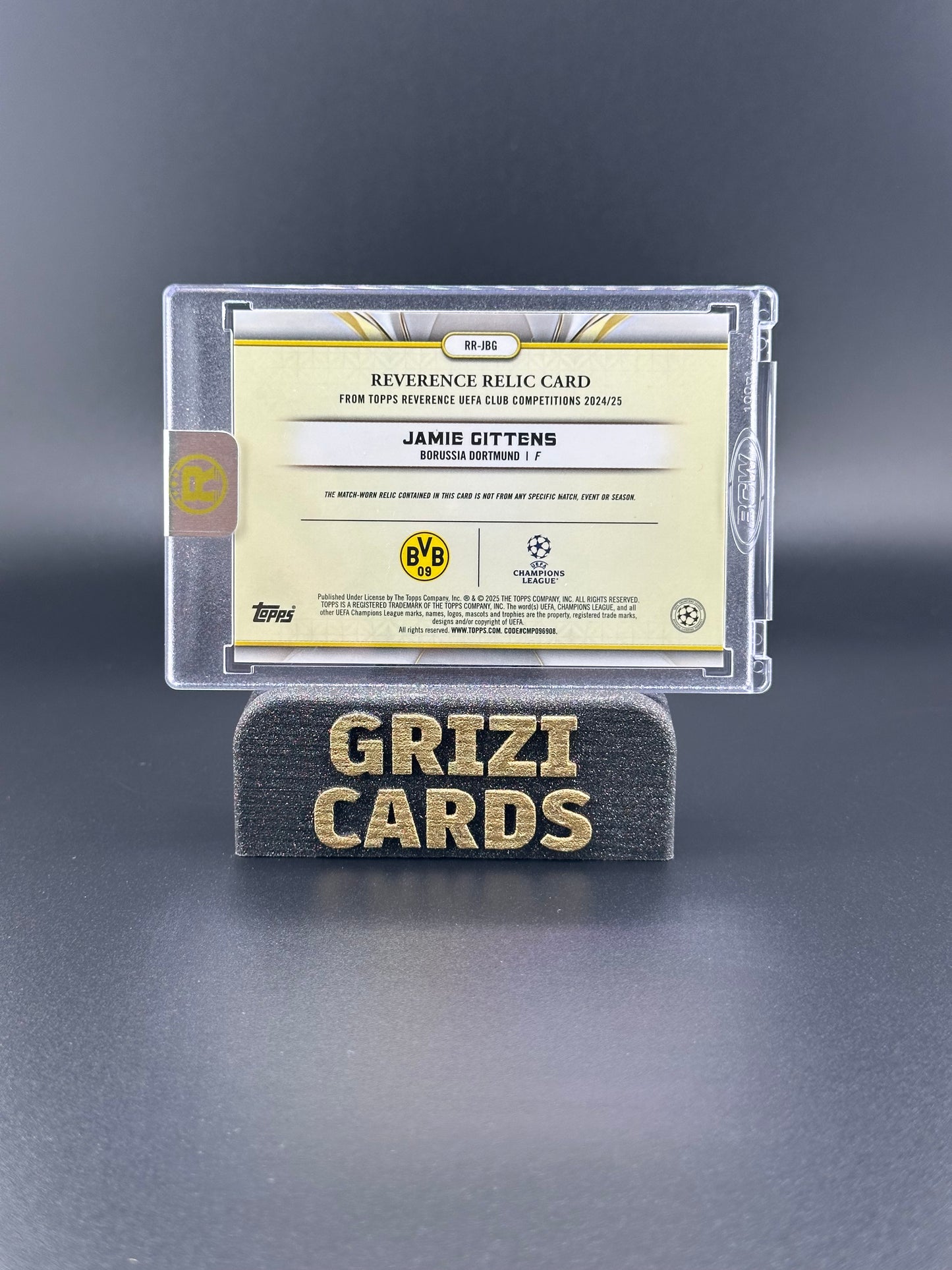 Jamie Gittens – 2024/25 Topps Reverence UEFA – 11/15