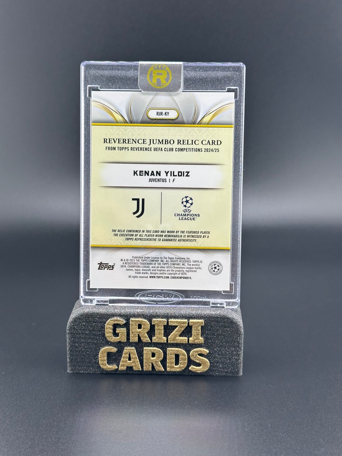 Kenan Yildiz – Topps Reverence UEFA 2024/25 – 01/15