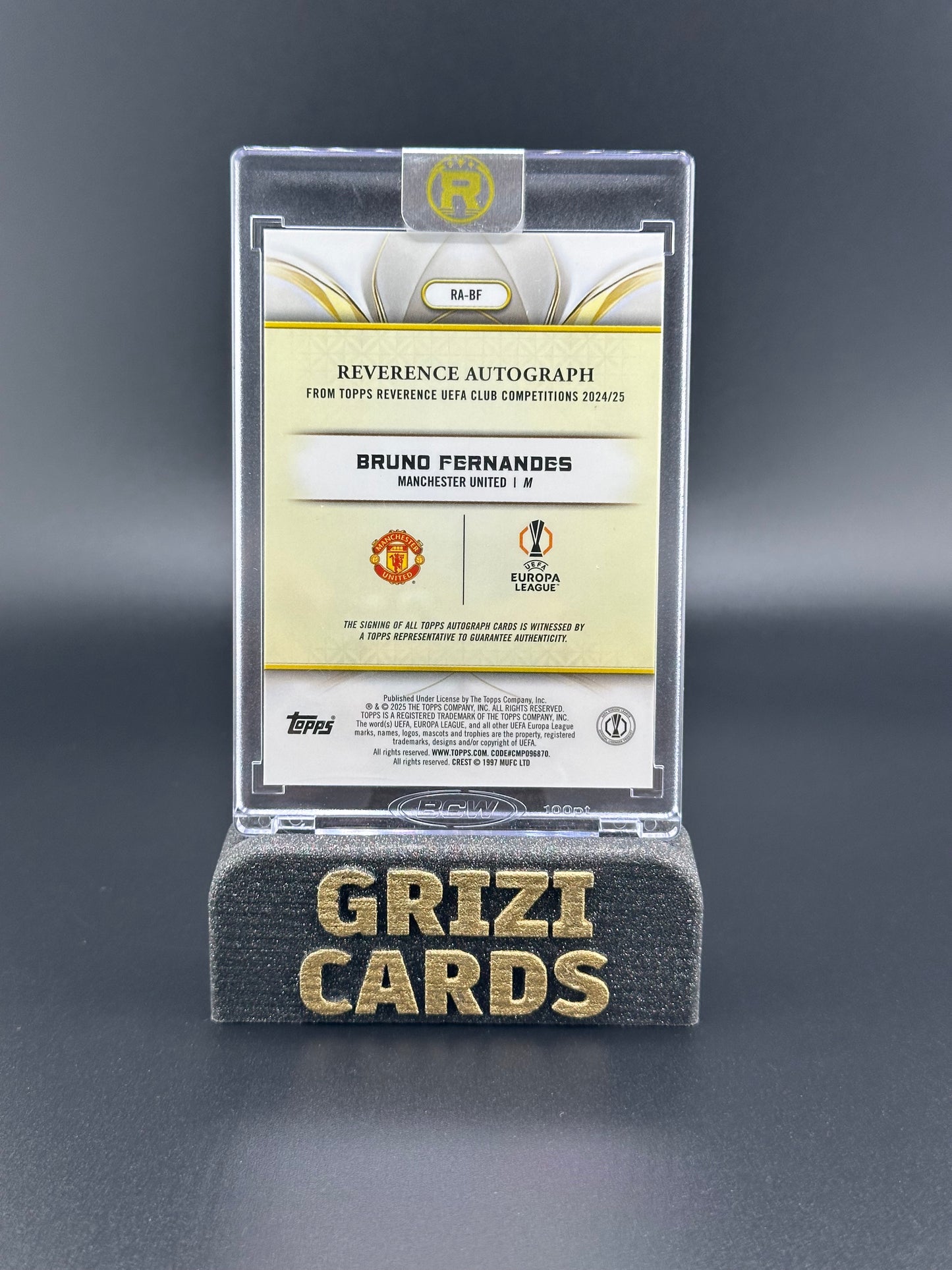 Bruno Fernandes – Topps Reverence UEFA 2024/25 – 02/10