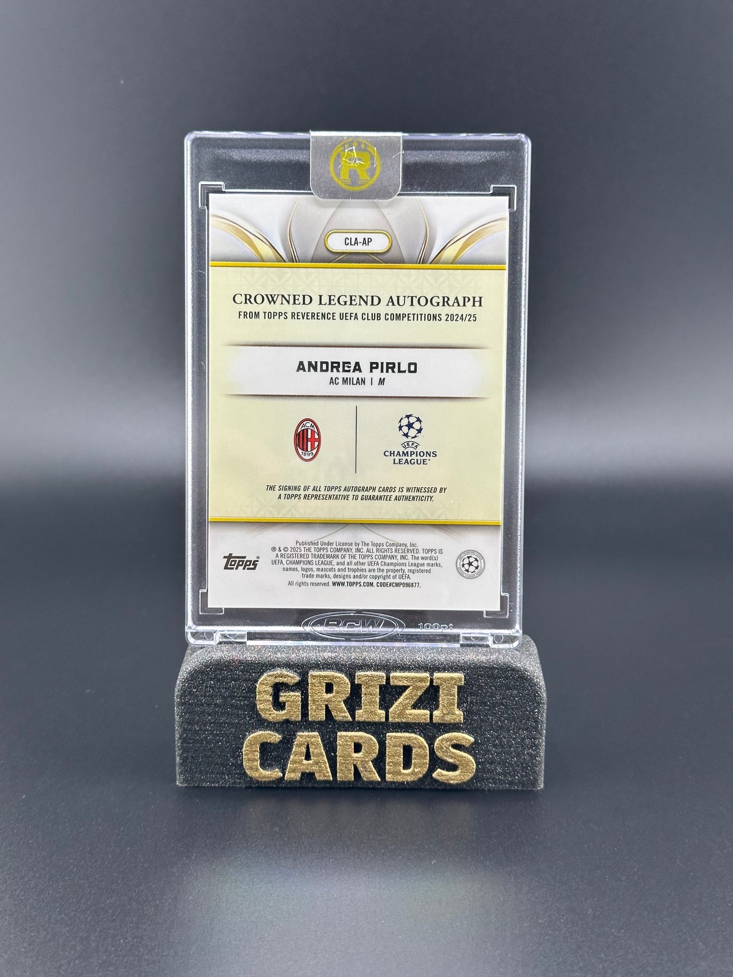 Andrea Pirlo – Topps Reverence - 75/75