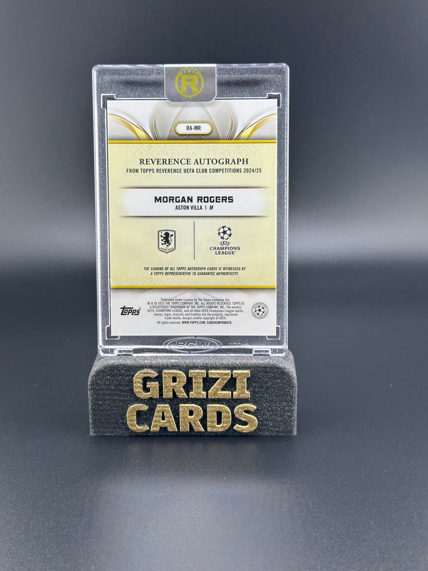 Morgan Rogers – 2024/25 Topps Reverence UEFA - 04/10