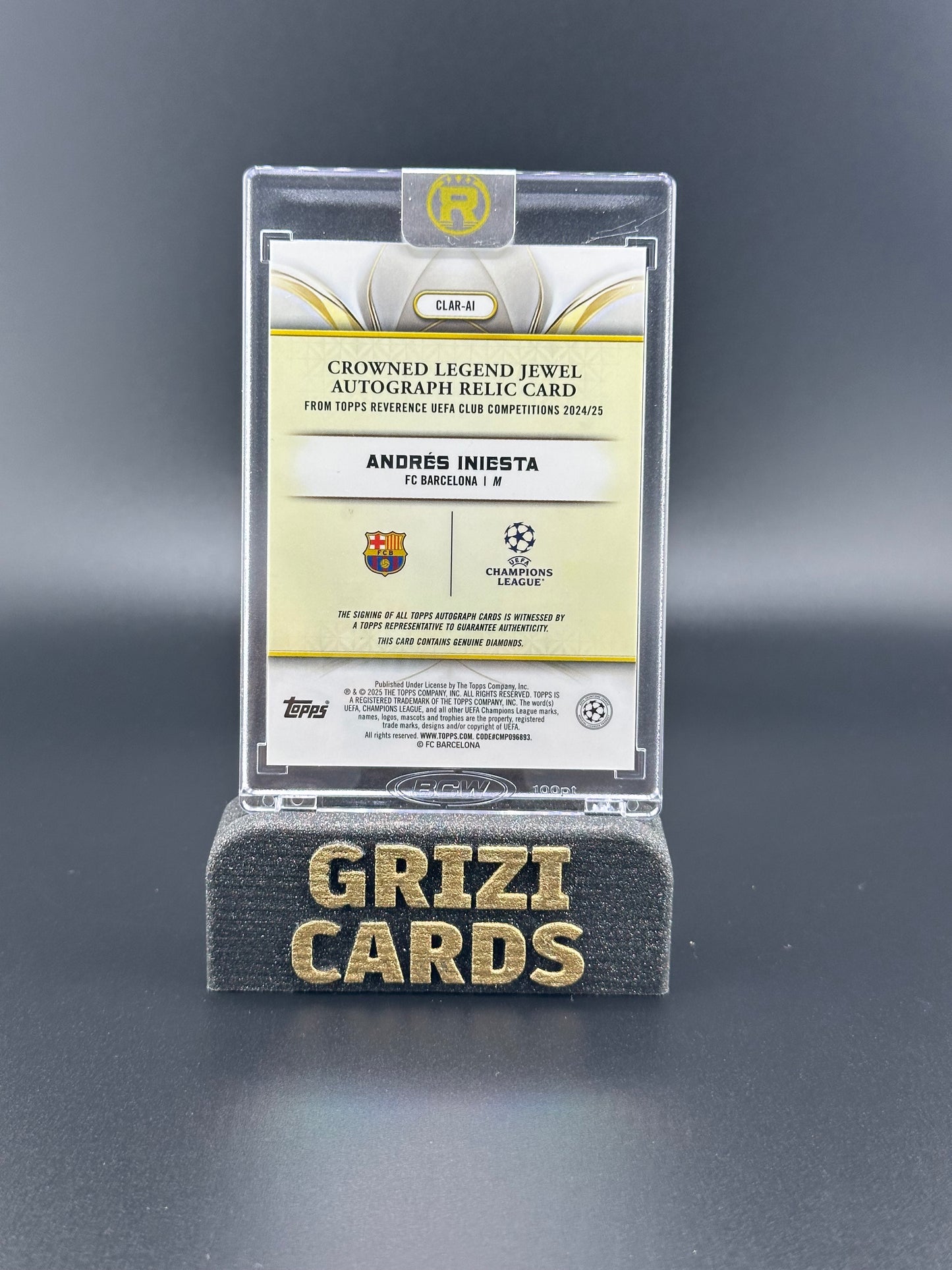 Andrés Iniesta – Topps Reverence UEFA 2024/25 – 13/50