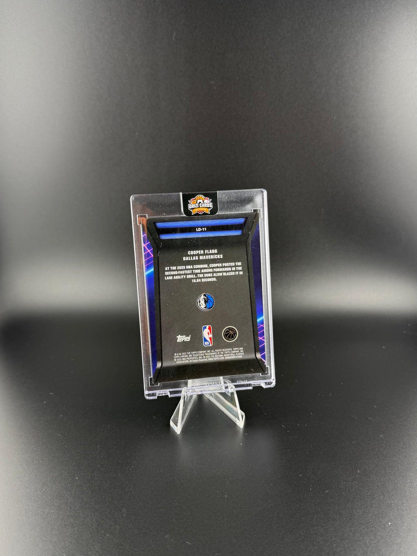 Cooper Flagg RC – 2025-26 Topps Chrome “Loading…” – Rookie Parallel #/25 – Dallas Mavericks
