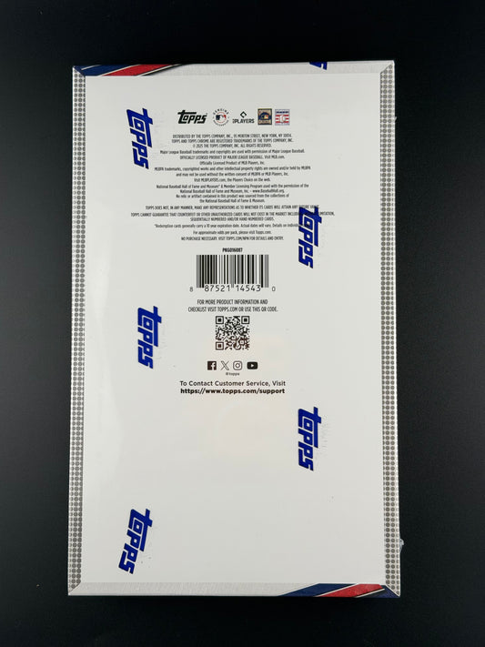 2025 Topps Chrome® Baseball Update Series - Hobby Box (1 Autograph per box)