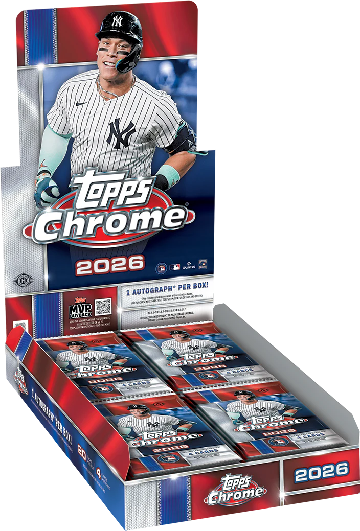 2026 Topps Chrome® Baseball - Hobby Box