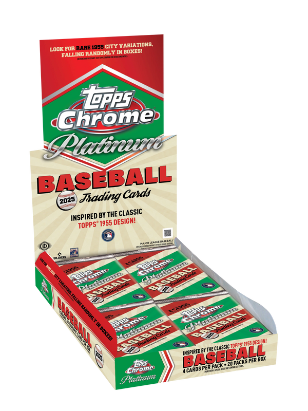 2025 Topps Chrome® Platinum Baseball - Hobby box
