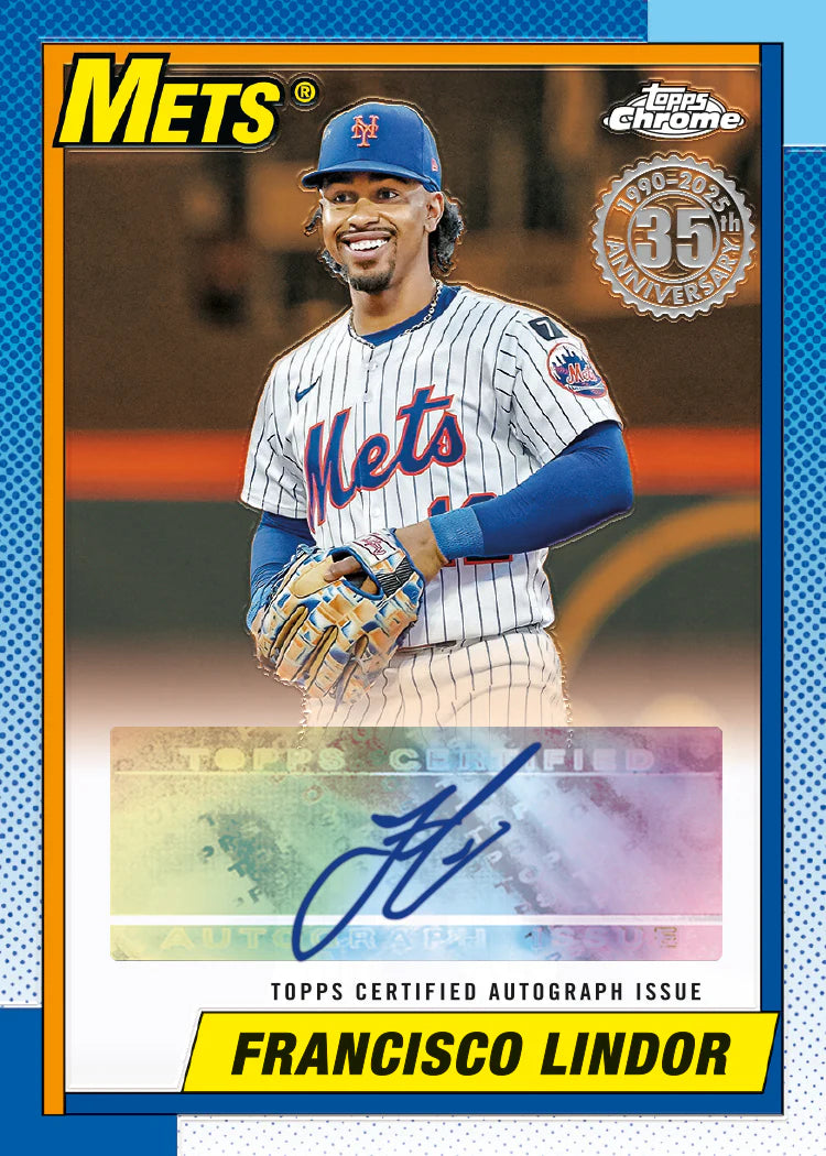 2025 Topps Chrome® Baseball Update Series - Jumbo Box (3 Autographe par boîte)
