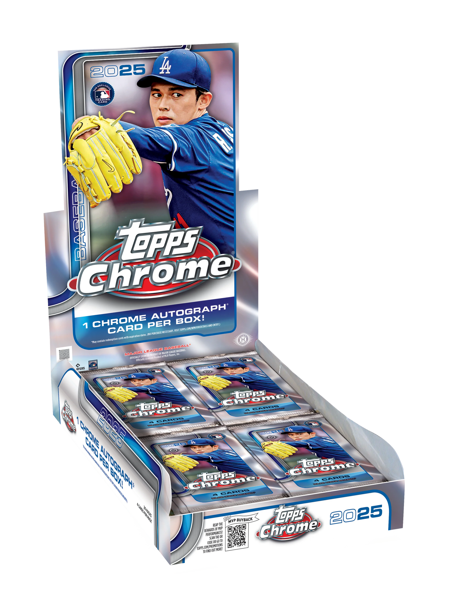 🎯 Hobby Box 2025 Topps Chrome Baseball (1 autógrafo garantizado)