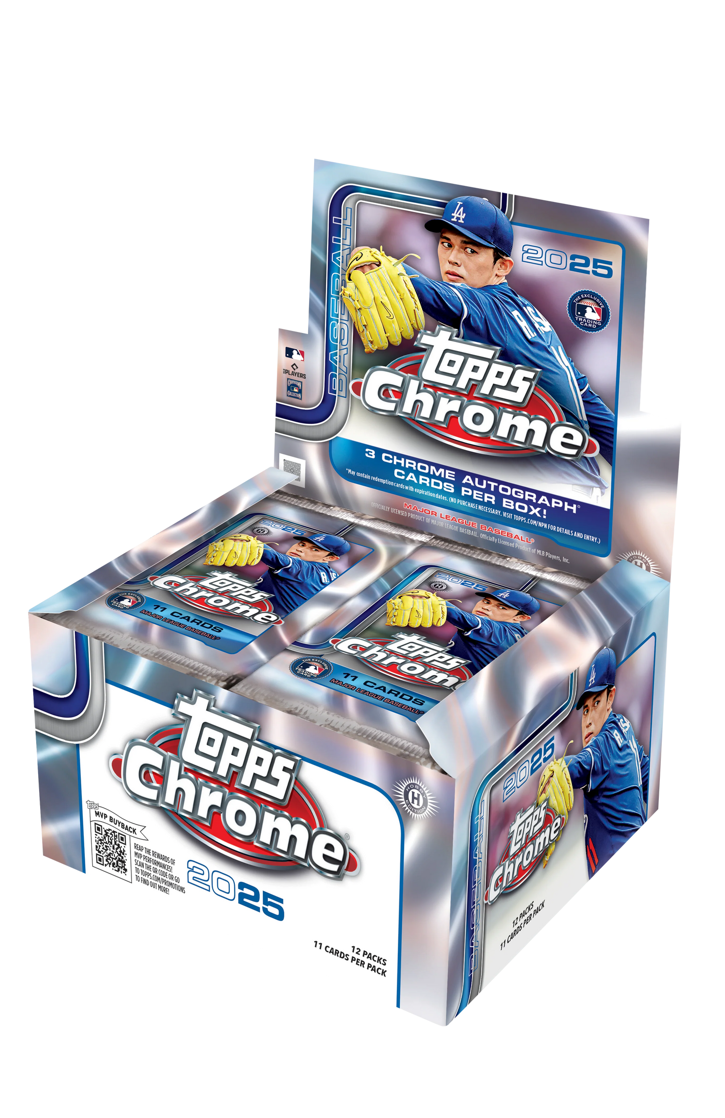 Béisbol Topps Chrome Jumbo Box 2025 (3 autógrafos garantizados)