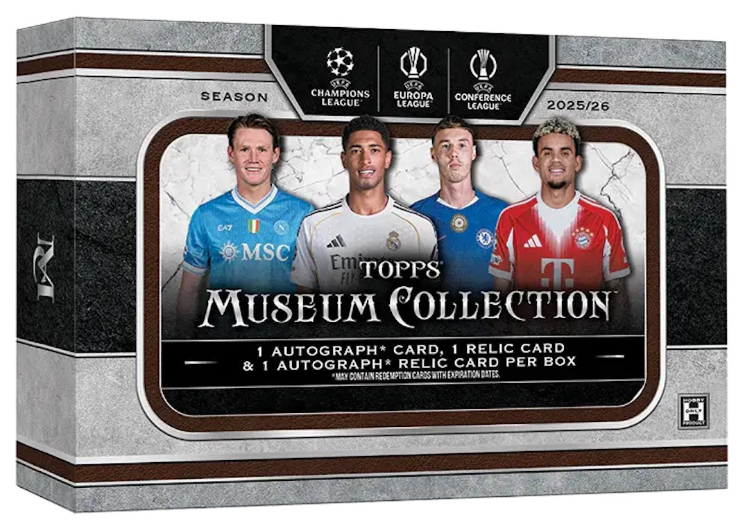 2025-26 Topps Museum UEFA Club Competitions – Hobby Box
