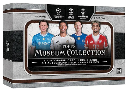 2025-26 Topps Museum UEFA Club Competitions – Hobby Box