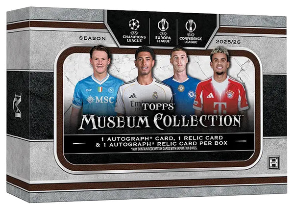 2025-26 Topps Museum UEFA Club Competitions – Hobby Box
