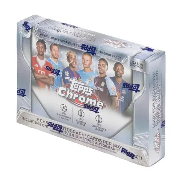 Topps Chrome UEFA Club Competitions 2025/26 Breakers Delight Box