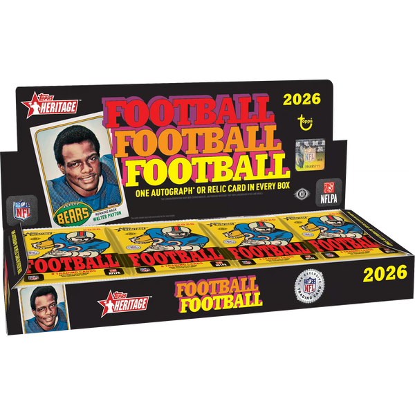 2026 Topps Heritage Football Hobby Box