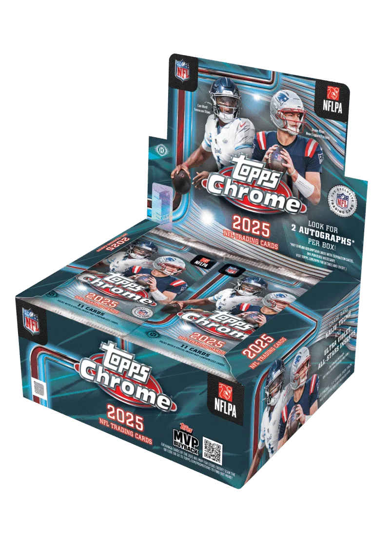 2025 Topps Chrome Football Jumbo Box