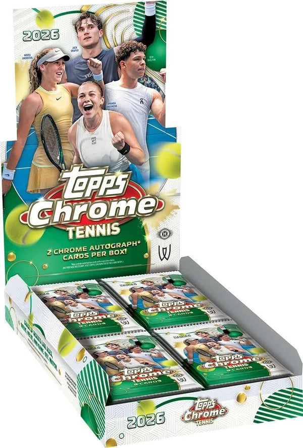 2026 Topps Chrome Tennis Hobby