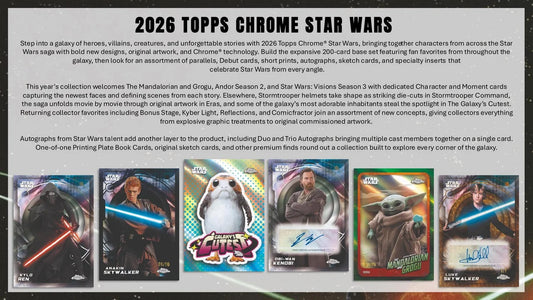 2026 Topps Star Wars Chrome Value Box
