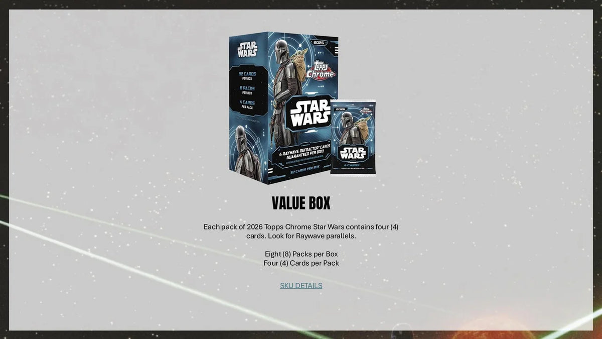 2026 Topps Star Wars Chrome Value Box