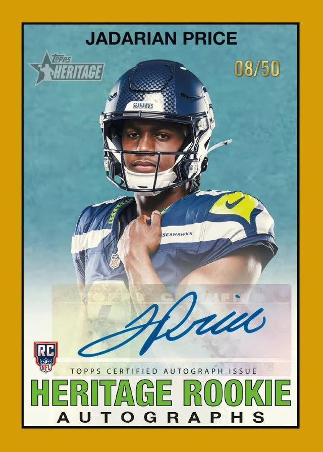 2026 Topps Heritage Football Hobby Box