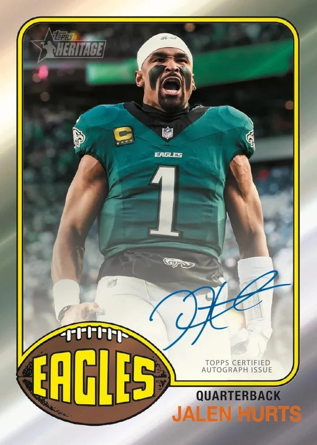 2026 Topps Heritage Football Hobby Box