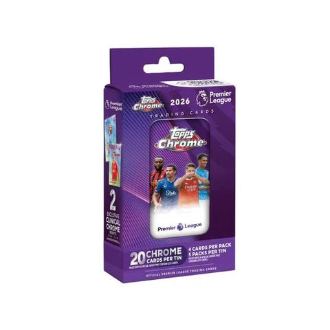 Topps Chrome Premier League 2026 Collector Tin