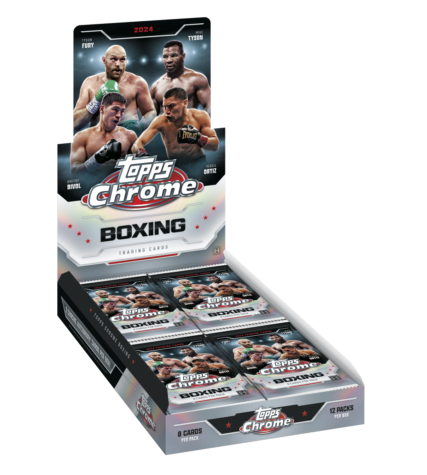 Topps Chrome Boxing 2024 – Caja de pasatiempos