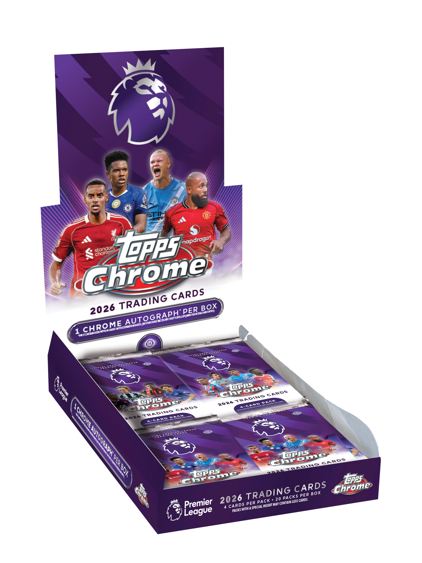 2026 Topps Chrome® Premier League - Hobby Box