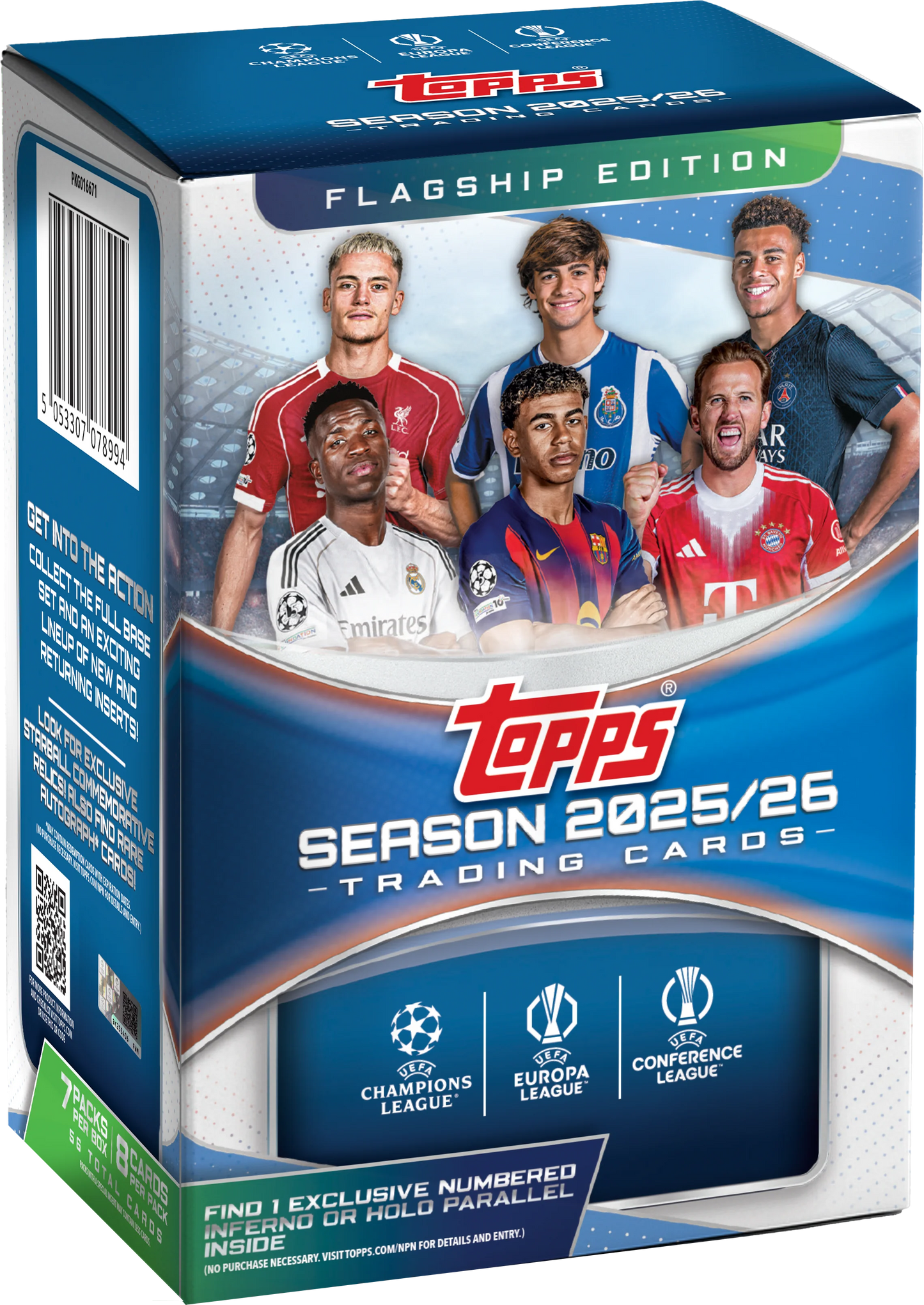 Topps Flagship UEFA Club Competitions 2025/26 Value Box