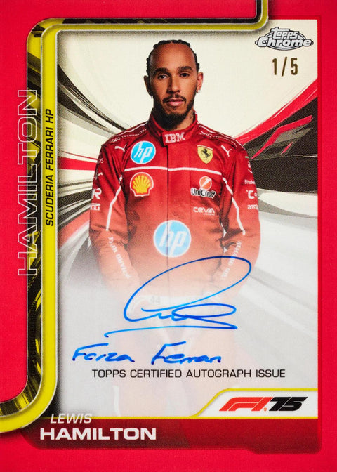 2025 Topps Chrome Formula 1® Hobby Box — LIVE OPENING