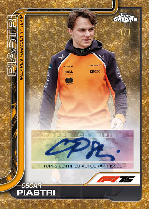 2025 Topps Chrome Formula 1® Hobby Box — LIVE OPENING
