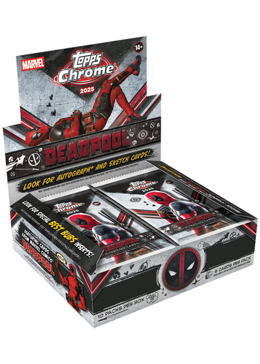 2025 Topps Chrome® Deadpool - Hobby box