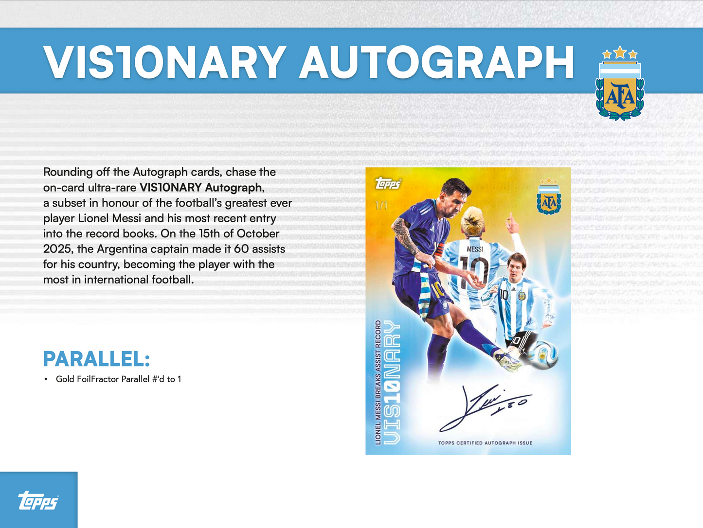 Topps Team Set Argentina 2026