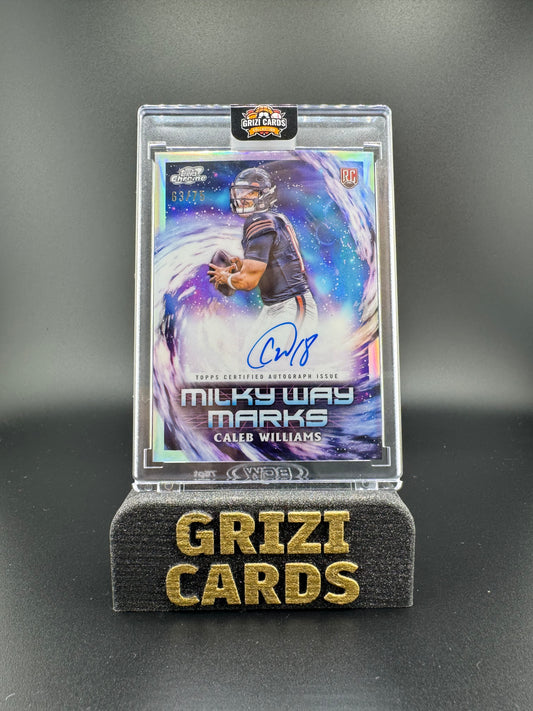 Caleb Williams - Topps Cosmic Chrome Football - Milky Way Marks Auto - /75