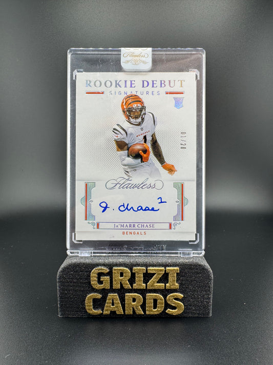 Ja'Marr Chase - Panini Flawless 2021 - Rookie Debut Signatures - /20