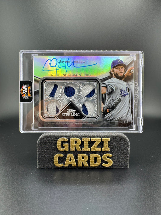 Clayton Kershaw – Topps Sterling 2024 – Sterling Seasons Autograph Patch – 1/1