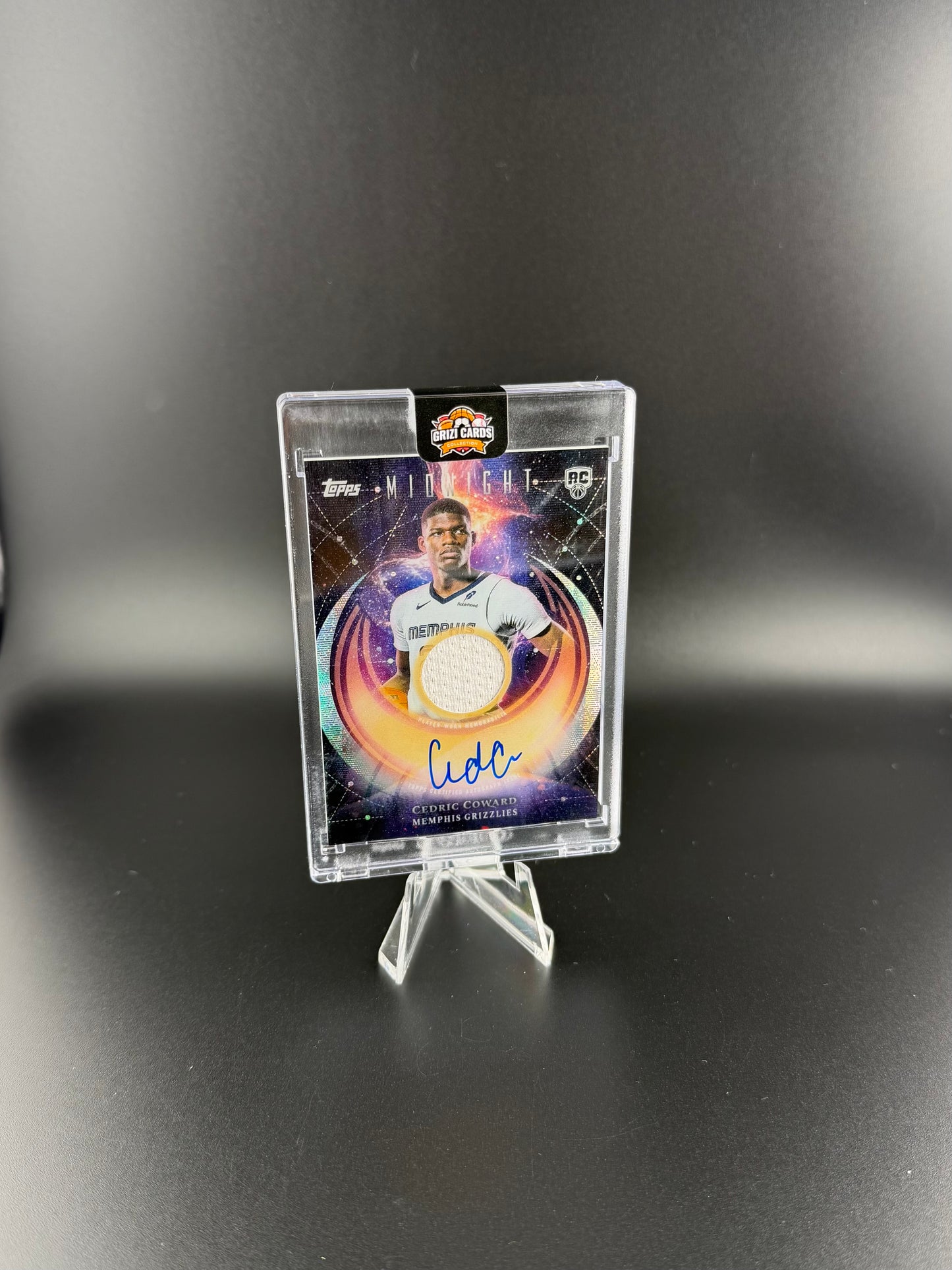 Cedric Coward – Rookie Jersey Auto – 2025 Topps Midnight