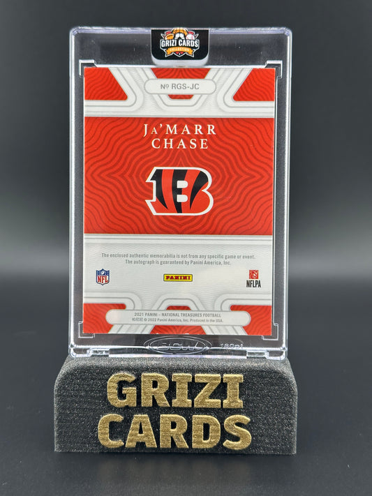 Ja'Marr Chase 1/15 - Panini National Treasures 2021