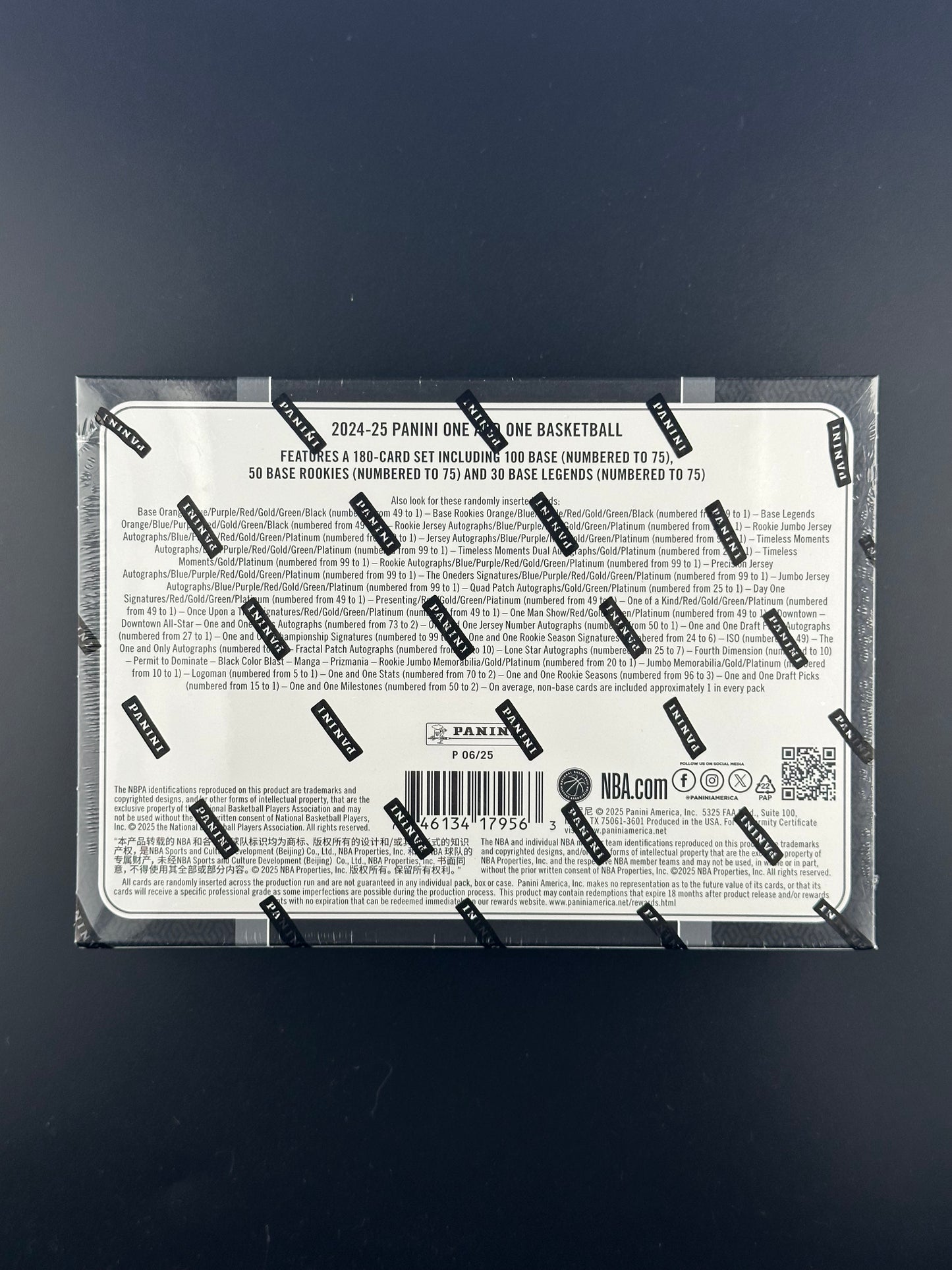 Panini One and One Basketball 2024-25