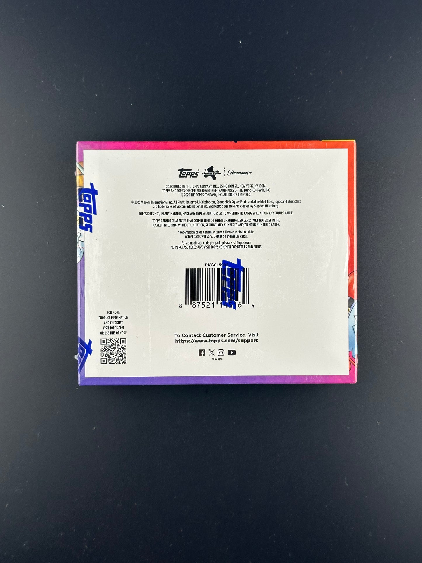 2025 Topps Chrome® SpongeBob 25th Anniversary - Hobby Box