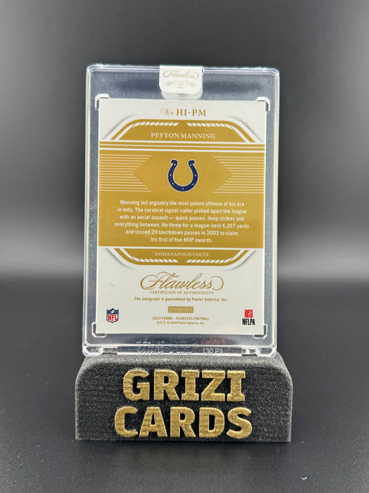 Peyton Manning 25/12 -2023 Panini Flawless Football