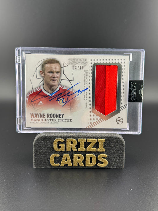Wayne Rooney 3/10 - 2022/23 Topps Dynasty