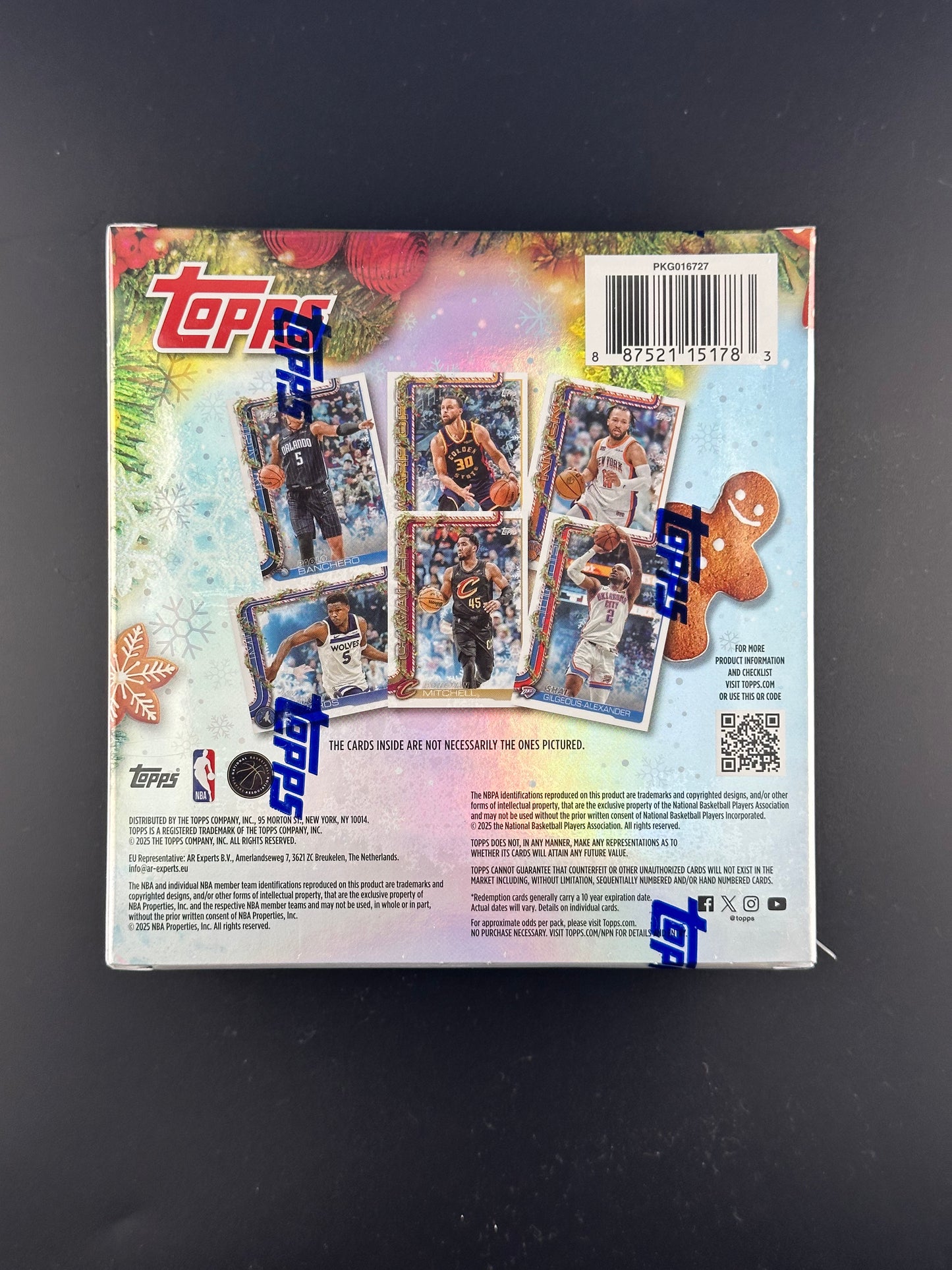 2025-26 Topps Holiday Basketball - Mega Box